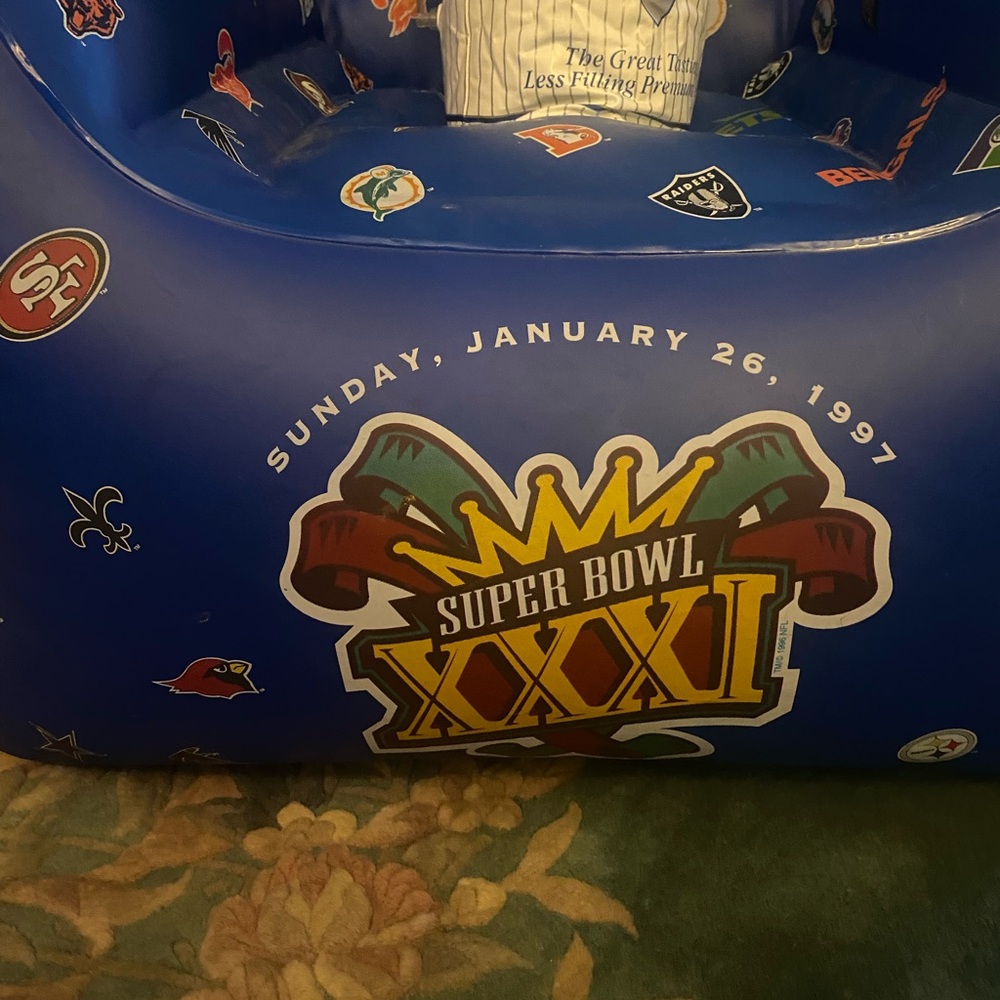 Miller Lite Inflatable Chair - Blue - Picture 6 of 6